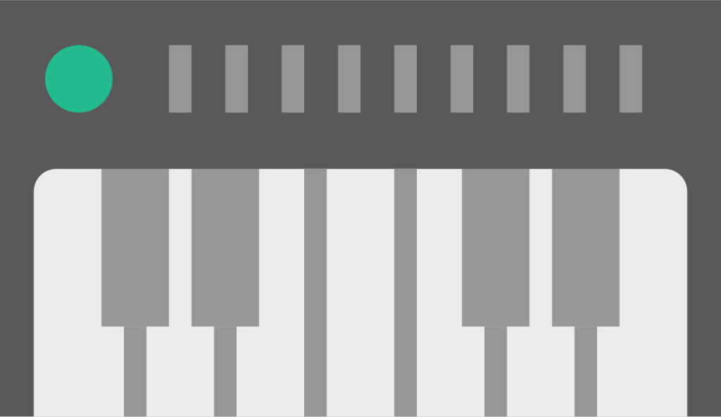 organ piano icon
