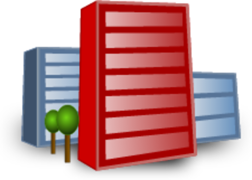 organisational unit houses icon
