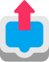 outbox tray emoji