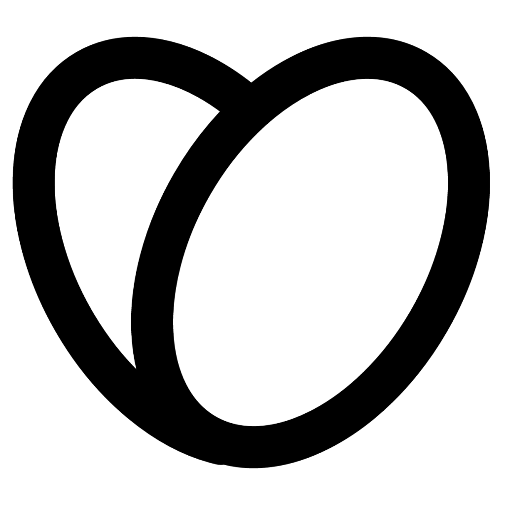 oval love two icon