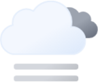 overcast fog icon