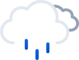 overcast rain icon