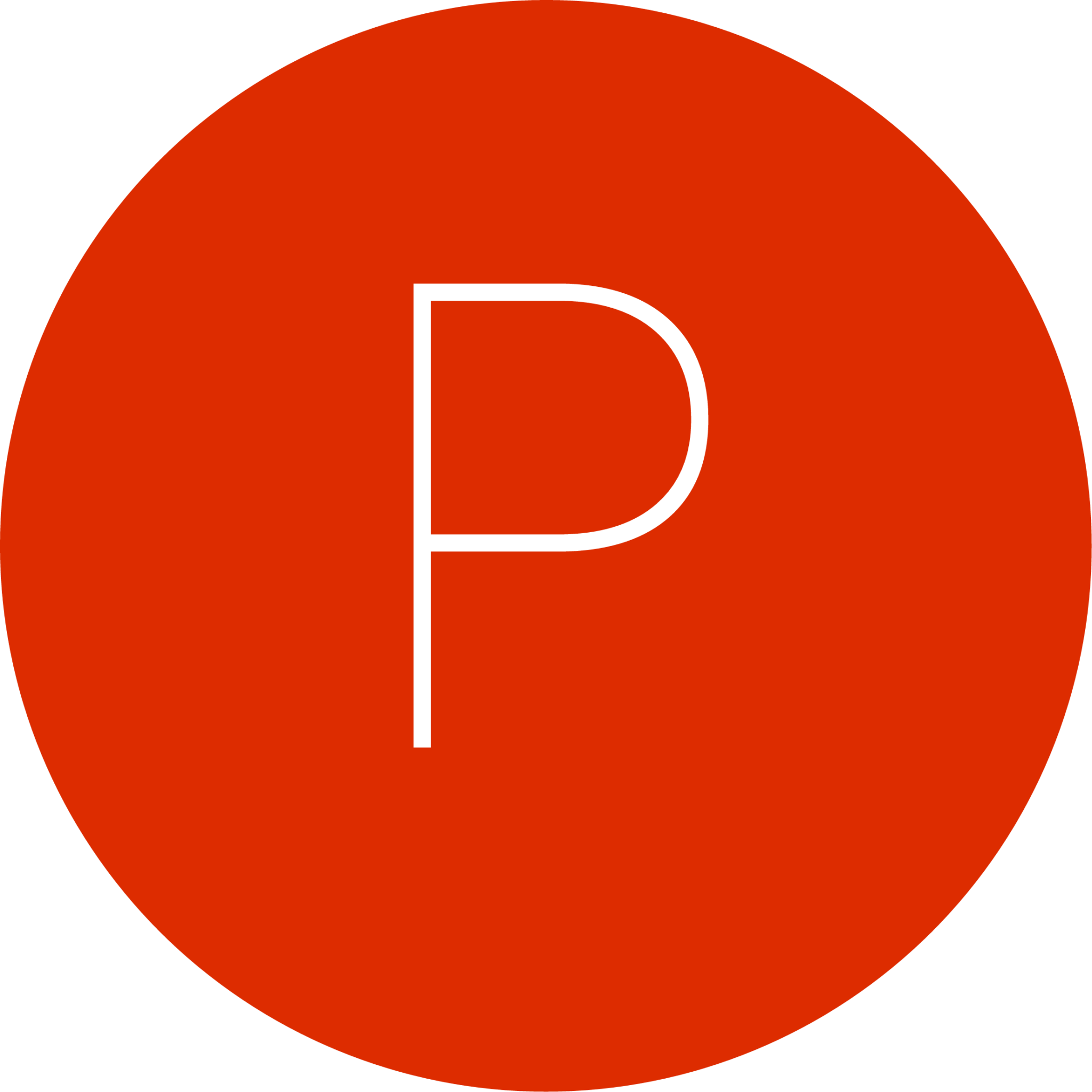 Letter p Special Lineal color icon