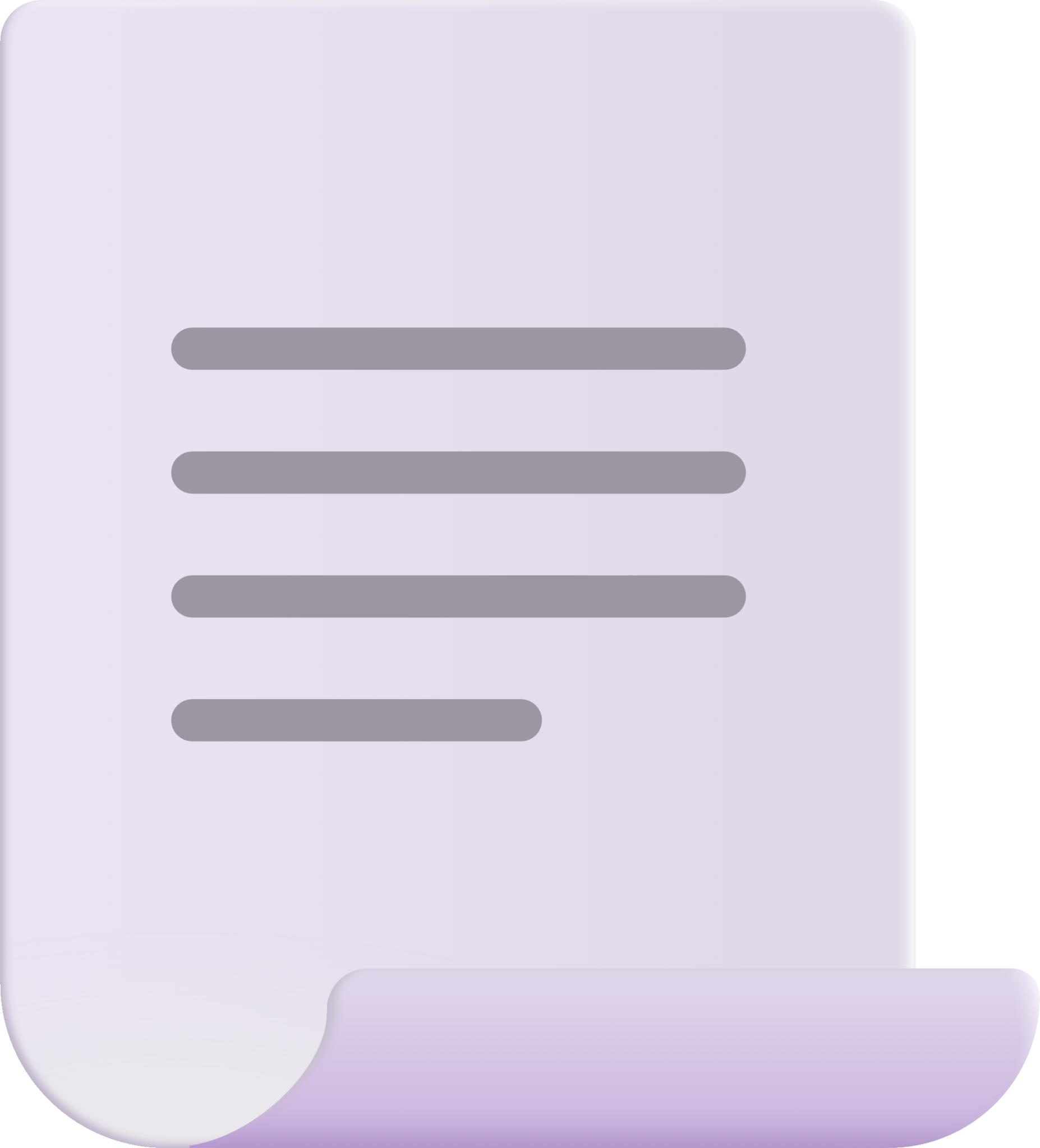 page with curl emoji