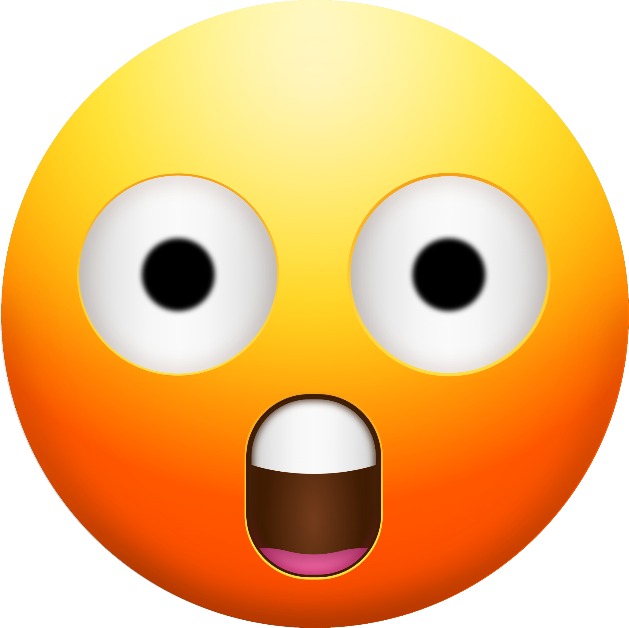 fearful face Emoji - Download for free – Iconduck