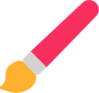 paintbrush emoji
