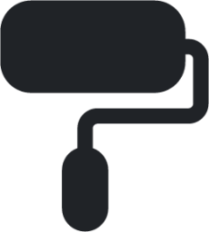 paintbrushr (rounded filled) icon