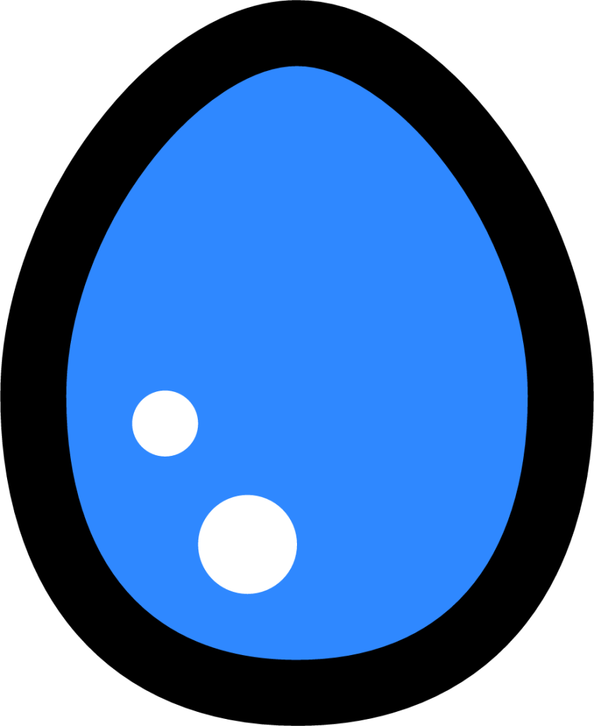 painted eggshell icon