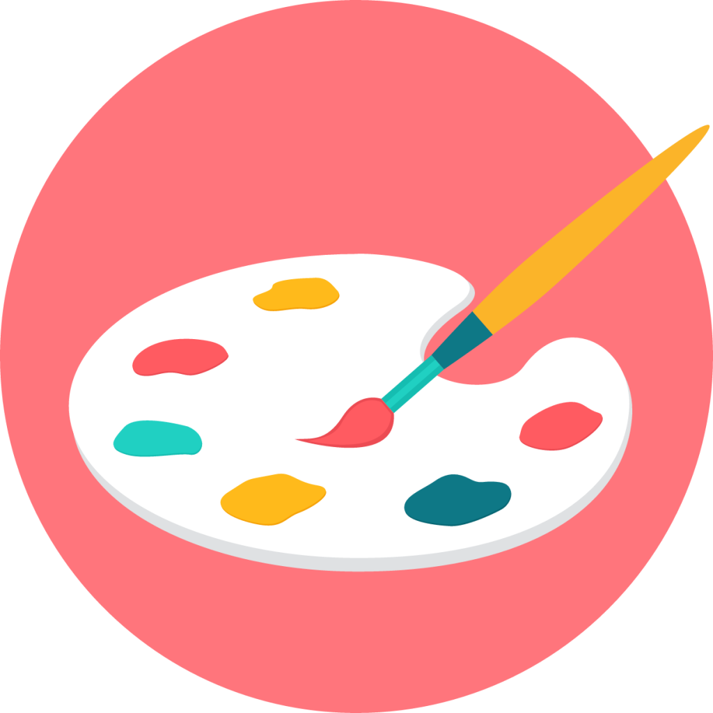 painting palette icon