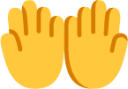palms up together default emoji