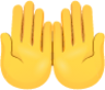 Palms up together emoji emoji
