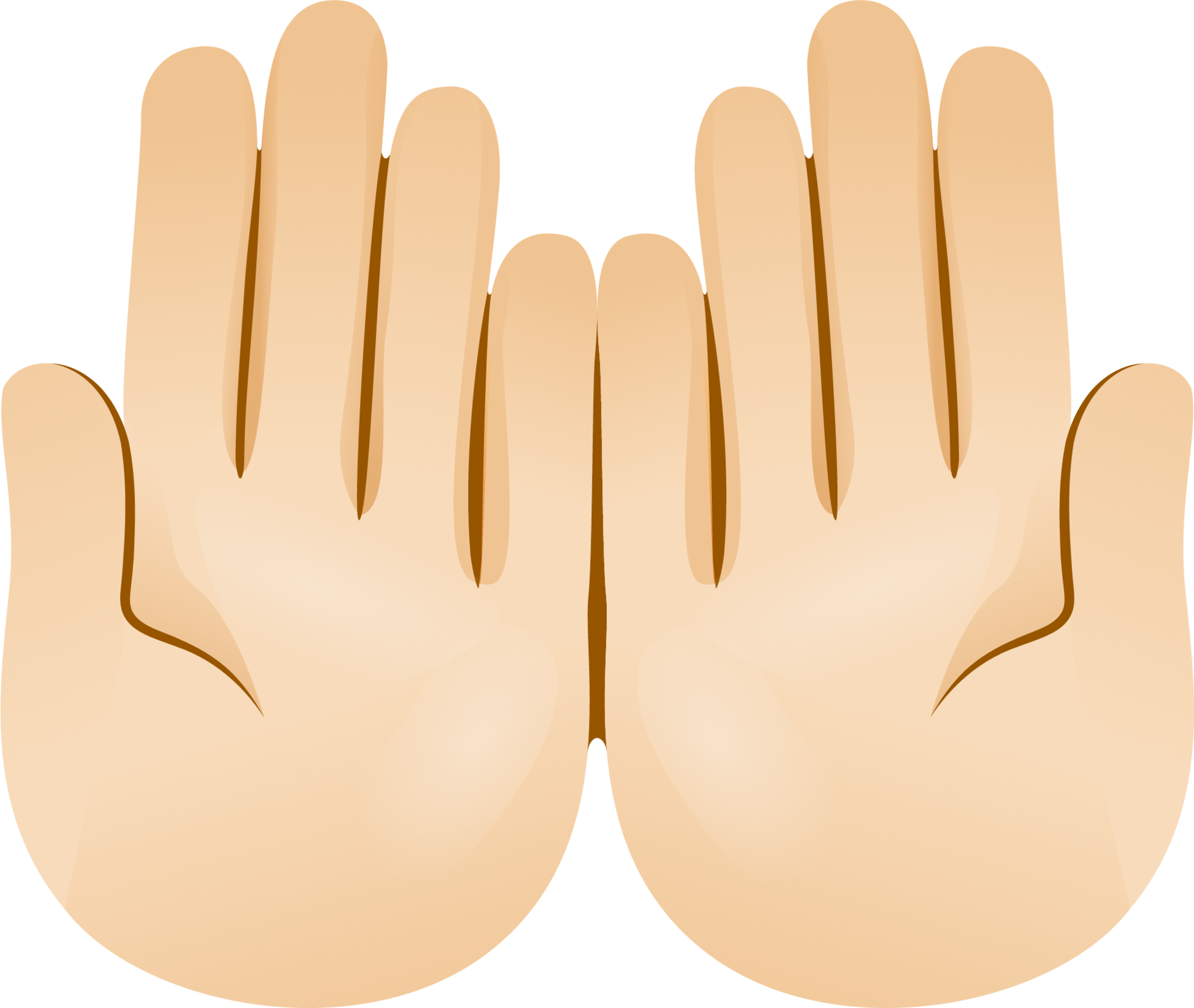 Palms up together skin 1 emoji emoji