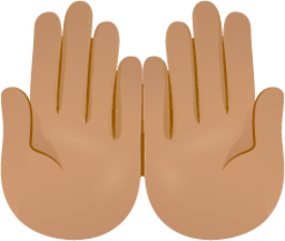 Palms up together skin 3 emoji emoji
