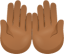 Palms up together skin 4 emoji emoji