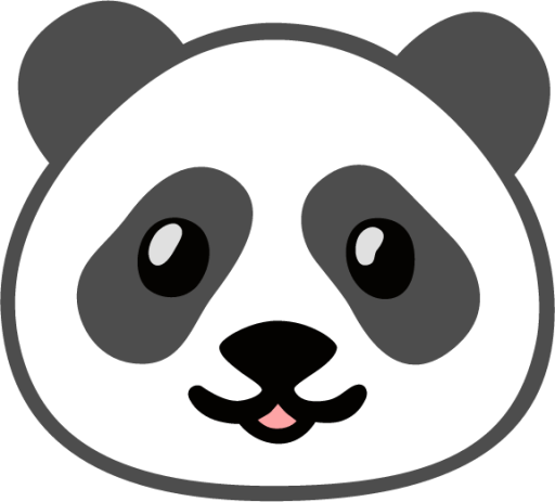 panda face