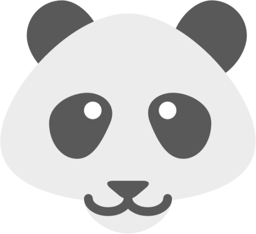 panda cartoon face