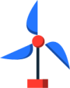 paper windmill illustration