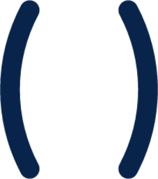 parentheses line development icon