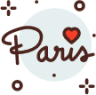 paris love lettering national culture paris icon