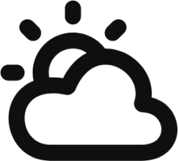 partly cloudy icon