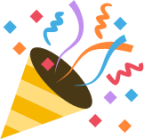 party popper emoji
