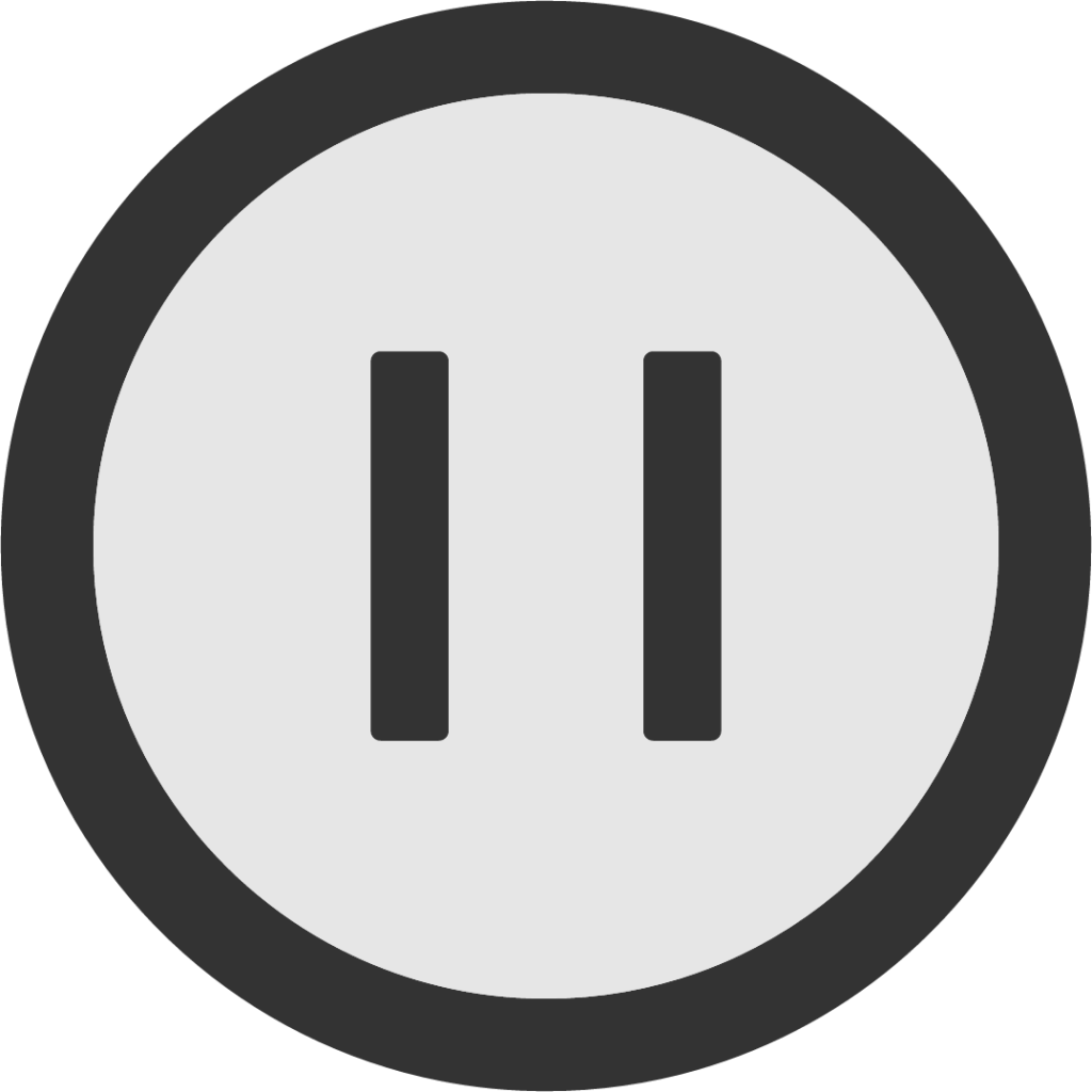 pause circle icon
