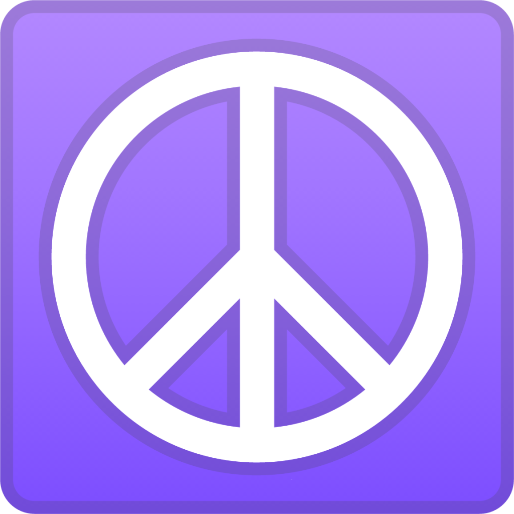 peace sign icon