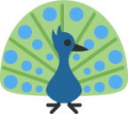 peacock emoji