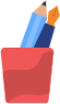 pencil stand icon