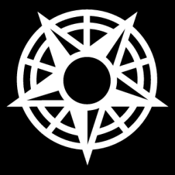 pentagram rose icon