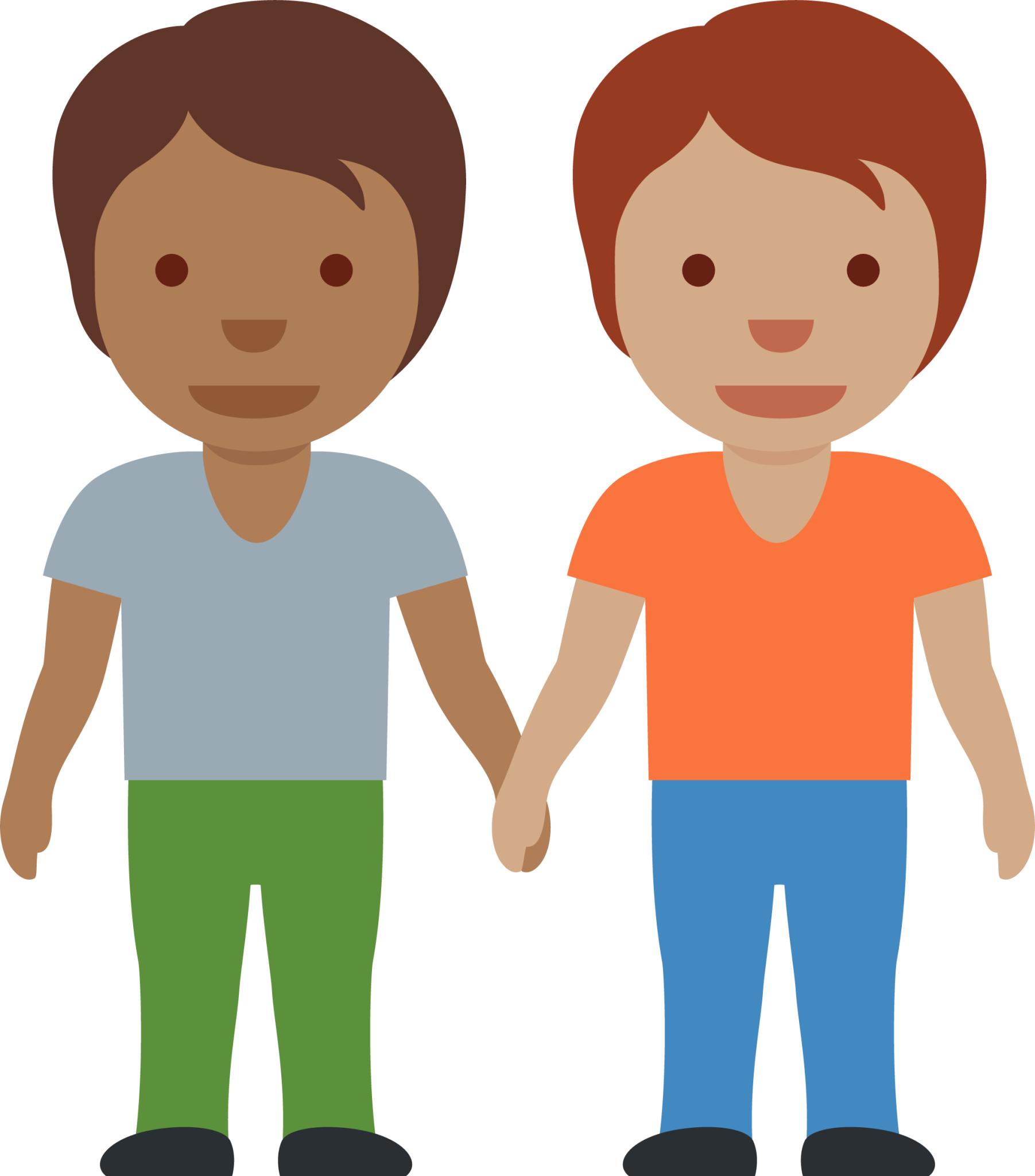 people holding hands: medium-dark skin tone, medium skin tone emoji