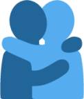 people hugging emoji