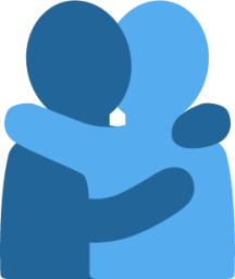 people hugging emoji
