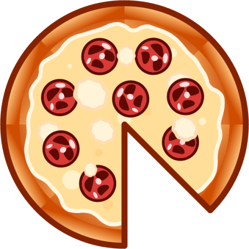 pepperoni cream cheese pizza emoji