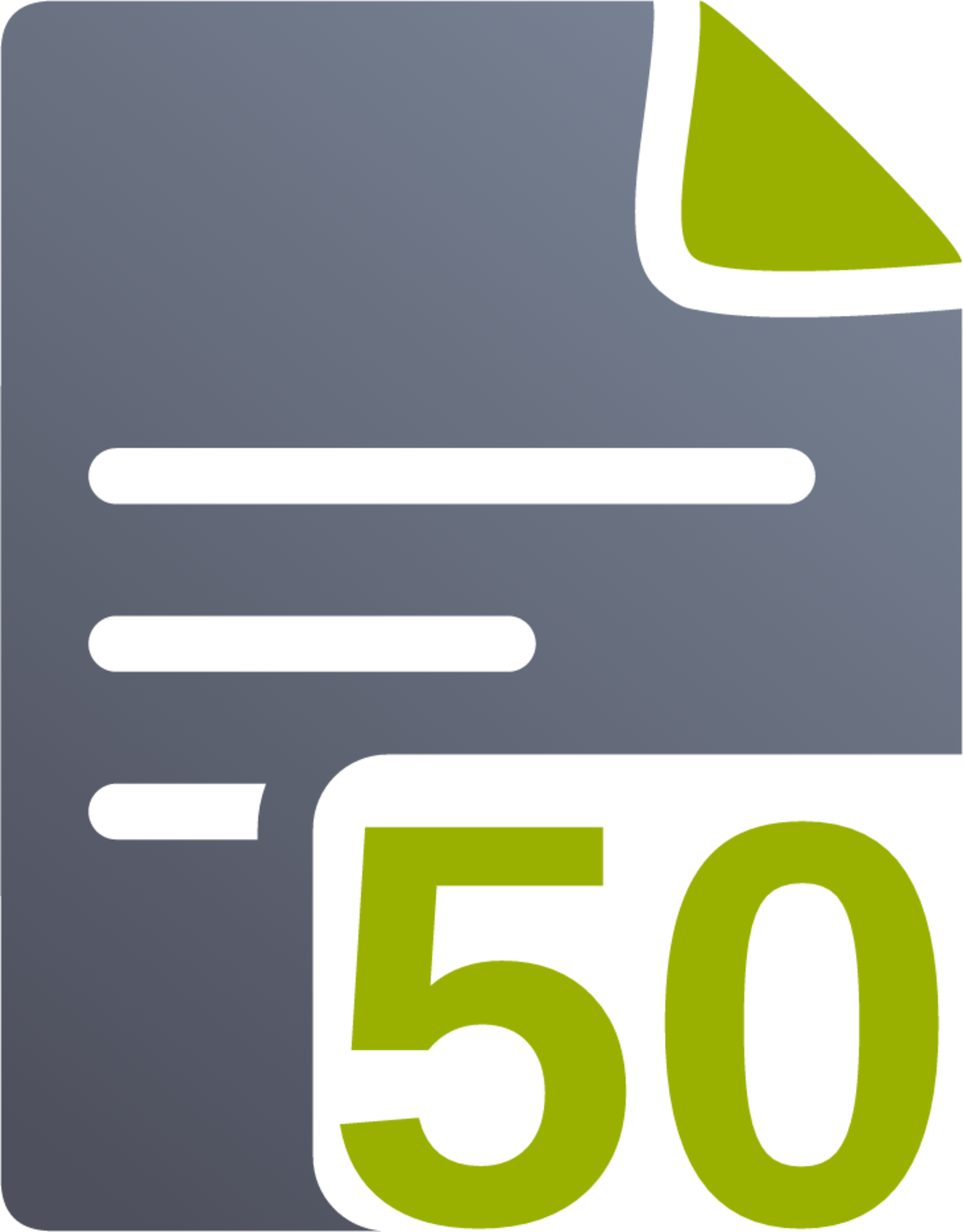 per page fifty icon