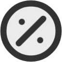percent circle icon