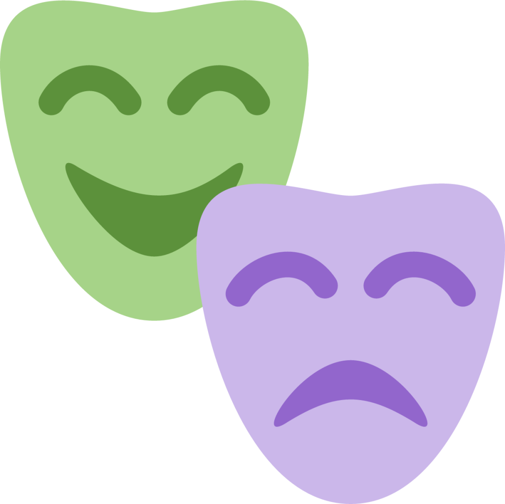 performing arts emoji