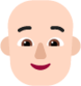 person bald light emoji