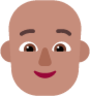 person bald medium emoji