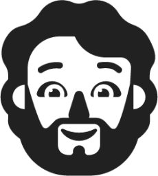 person beard emoji