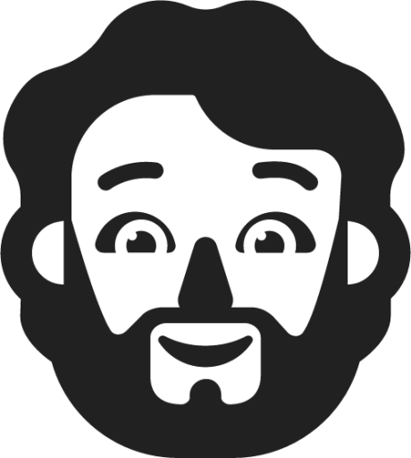 person beard emoji