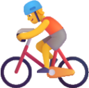person biking default emoji