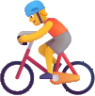 person biking default emoji