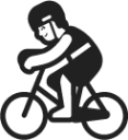 person biking emoji