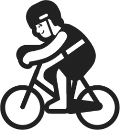 person biking emoji