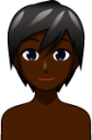 person (black) emoji