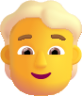 person blonde hair default emoji