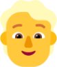 person blonde hair default emoji