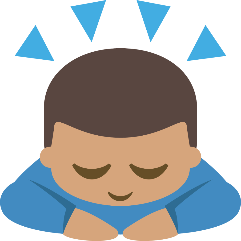 person bowing deeply tone 3 emoji
