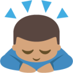 person bowing deeply tone 3 emoji